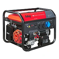 Бензиновый генератор FUBAG BS 7500 A ES DUPLEX в супертихом зимнем кожухе 1400SS RAL 8019