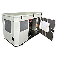 Тихий зимний кожух для генератора 1600 RAL 7035 (2 вентилятора)